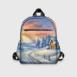 Детский рюкзак Предновогодний восход, цвет: 3D-принт