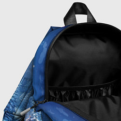 Детский рюкзак Новогодний пейзаж и горы, цвет: 3D-принт — фото 2