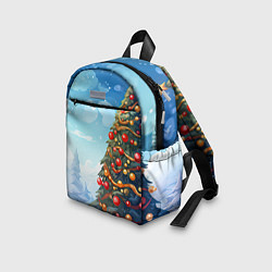 Детский рюкзак Большая новогодняя елка, цвет: 3D-принт — фото 2