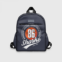 Детский рюкзак Basketball sharks, цвет: 3D-принт