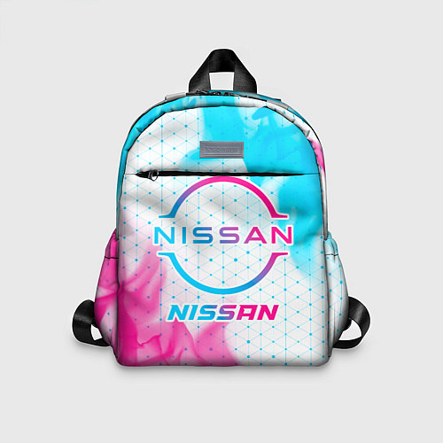Детский рюкзак Nissan neon gradient style / 3D-принт – фото 1