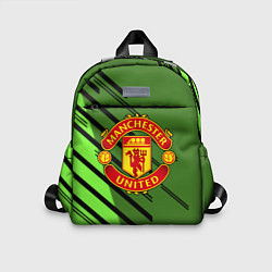 Детский рюкзак ФК Манчестер Юнайтед спорт, цвет: 3D-принт