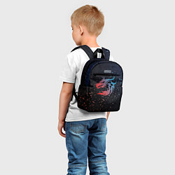 Детский рюкзак Дракон млечный путь, цвет: 3D-принт — фото 2