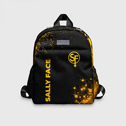 Детский рюкзак Sally Face - gold gradient вертикально, цвет: 3D-принт