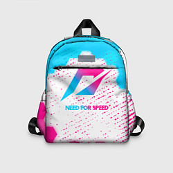 Детский рюкзак Need for Speed neon gradient style