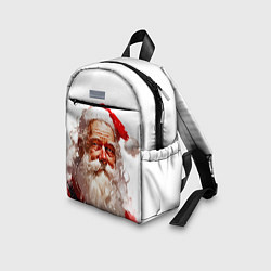 Детский рюкзак Добрый Санта - мазки краски, цвет: 3D-принт — фото 2