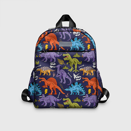 Детский рюкзак Мультяшные динозавры / 3D-принт – фото 1