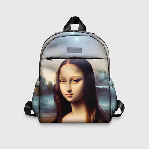 Детский рюкзак Нейросеть - азиатская Мона Лиза / 3D-принт – фото 1