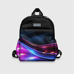 Детский рюкзак Неоновые линии со свечением, цвет: 3D-принт