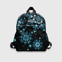 Детский рюкзак Кружение снежинок, цвет: 3D-принт