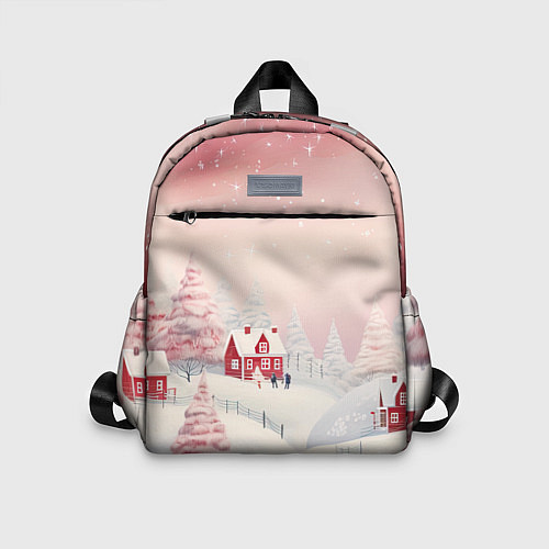 Детский рюкзак Снежное сияние ночи / 3D-принт – фото 1