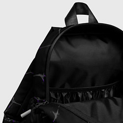 Детский рюкзак Фиолетовые трещины, цвет: 3D-принт — фото 2
