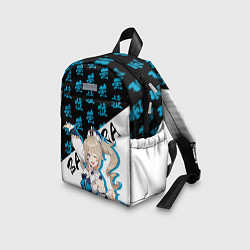 Детский рюкзак Барбара иероглифы - Геншин Импакт, цвет: 3D-принт — фото 2