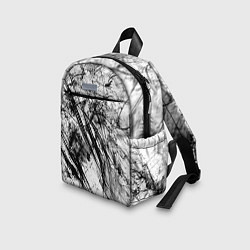 Детский рюкзак Чёрно белые узоры, цвет: 3D-принт — фото 2