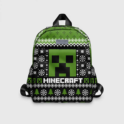 Детский рюкзак Minecraft christmas sweater / 3D-принт – фото 1