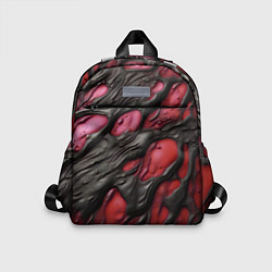 Детский рюкзак Красная текучая субстанция, цвет: 3D-принт