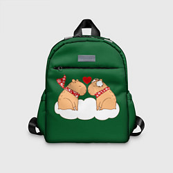 Детский рюкзак Капибара влюблен, цвет: 3D-принт