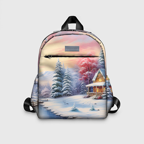 Детский рюкзак Сказочная метель подарков / 3D-принт – фото 1