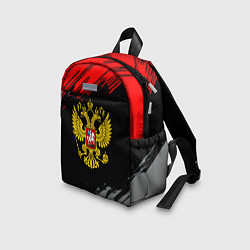 Детский рюкзак Герб РФ краски спорт, цвет: 3D-принт — фото 2