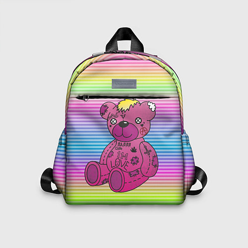 Детский рюкзак Медвежонок Лил Пип / 3D-принт – фото 1