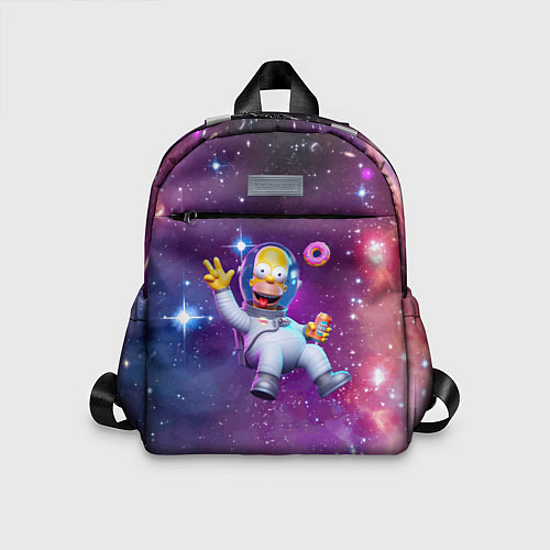 Детский рюкзак Homer Simpson in space - ai art / 3D-принт – фото 1