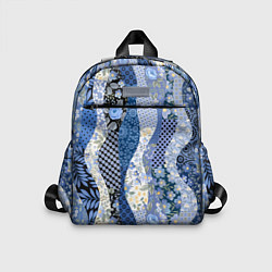 Детский рюкзак Лоскутные волны, цвет: 3D-принт
