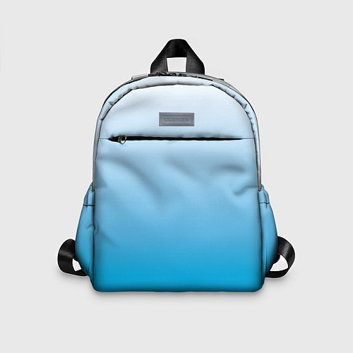 Детский рюкзак Небесный голубой градиент / 3D-принт – фото 1
