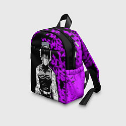 Детский рюкзак Маки Зенин и фиолетовый огонь - Магическая битва, цвет: 3D-принт — фото 2
