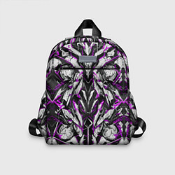 Детский рюкзак Фиолетовая кибернетическая броня, цвет: 3D-принт