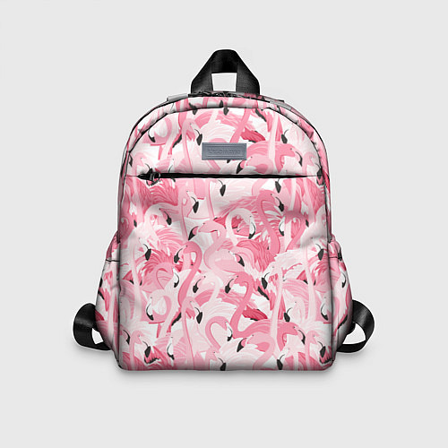 Детский рюкзак Стая розовых фламинго / 3D-принт – фото 1