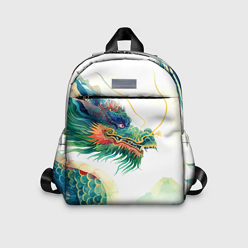 Детский рюкзак Japanese dragon - watercolor art / 3D-принт – фото 1