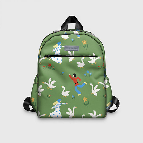 Детский рюкзак Надоедливые гуси - паттерн / 3D-принт – фото 1