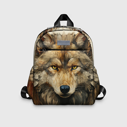 Детский рюкзак Волк в стиле диаграмм Давинчи / 3D-принт – фото 1