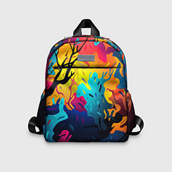 Детский рюкзак Неопределенный камуфляж, цвет: 3D-принт