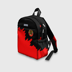 Детский рюкзак СССР красный стиль силы, цвет: 3D-принт — фото 2