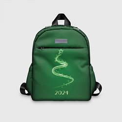 Детский рюкзак Стилизованная елка 2024, цвет: 3D-принт
