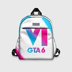 Детский рюкзак GTA 6 neon gradient style