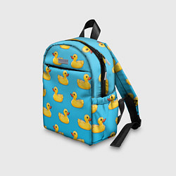 Детский рюкзак Желтые резиновые уточки для ванны, цвет: 3D-принт — фото 2