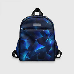 Детский рюкзак Синяя геометрическая абстракция плиты