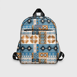 Детский рюкзак Этнический мозаичный геометрический паттерн