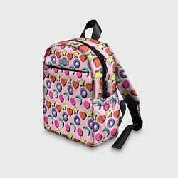 Детский рюкзак Современный узор с сердечной звездой и кругом, цвет: 3D-принт — фото 2