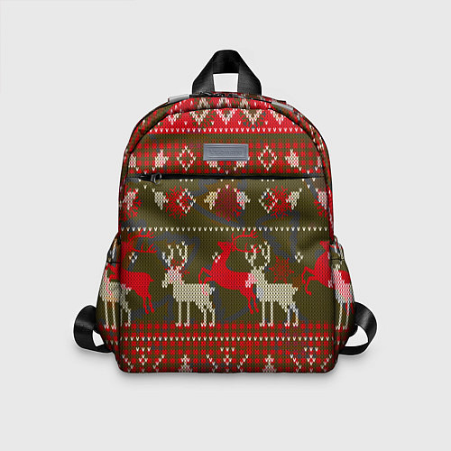 Детский рюкзак Рождественский орнамент / 3D-принт – фото 1