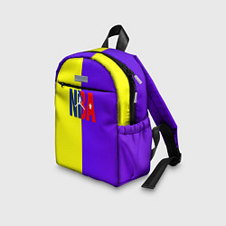 Детский рюкзак NBA sport полосы, цвет: 3D-принт — фото 2