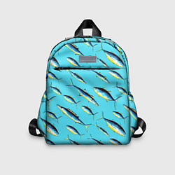 Детский рюкзак Косяк рыб в море, цвет: 3D-принт