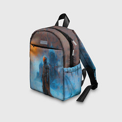 Детский рюкзак Бродячий футуристичный рыцарь, цвет: 3D-принт — фото 2