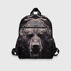 Детский рюкзак Бронзовый медведь, цвет: 3D-принт