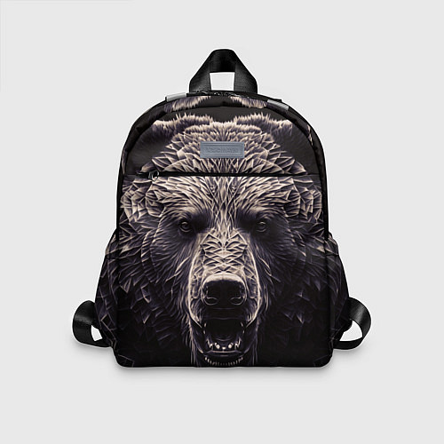 Детский рюкзак Бронзовый медведь / 3D-принт – фото 1
