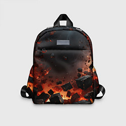 Детский рюкзак Взрыв плит и огонь