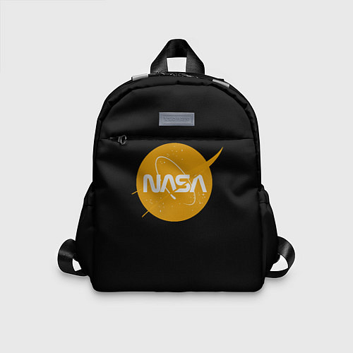 Детский рюкзак NASA yellow logo / 3D-принт – фото 1