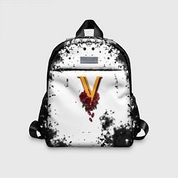 Детский рюкзак Cyberpunk 2077 группировка Валентинос, цвет: 3D-принт